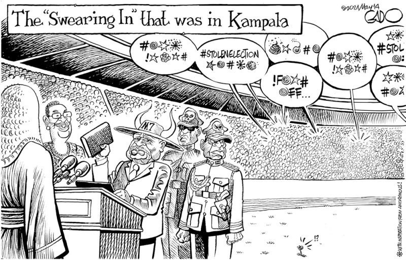 The "Swearing in" That Was, in Kampala