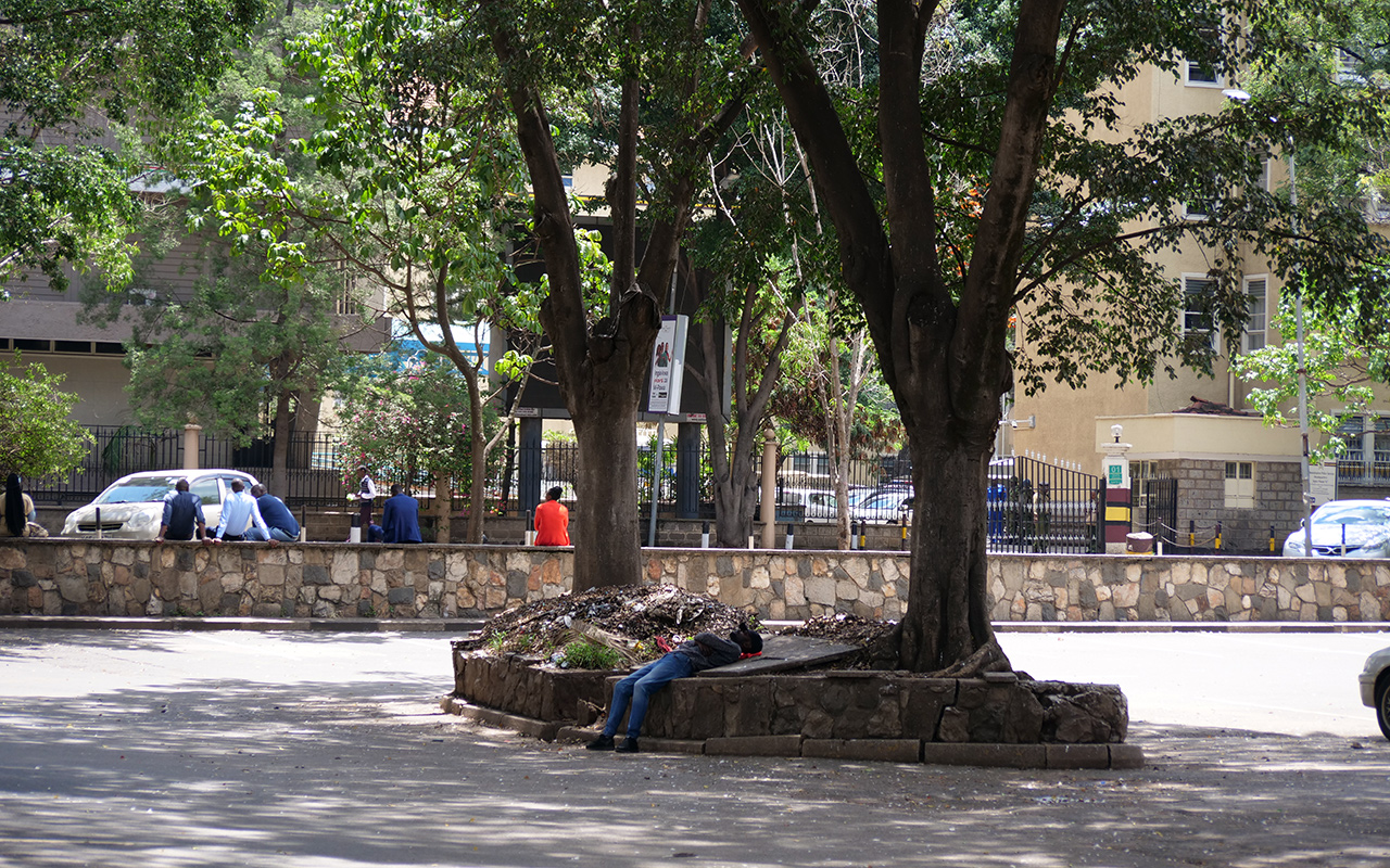 A Nairobi Municipal Council parking lot along Aga Khan Walk Nairobi remains deserted for the better part of Monday.