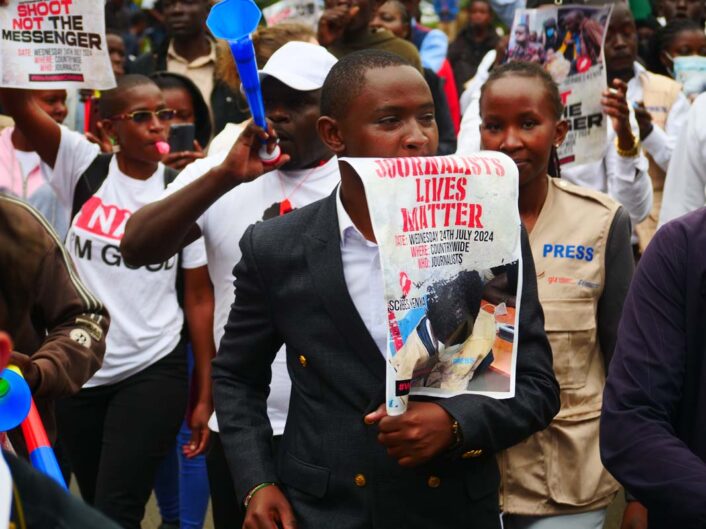 JIMMY KITIRO - Protests to Defend Press Freedoms - The Elephant