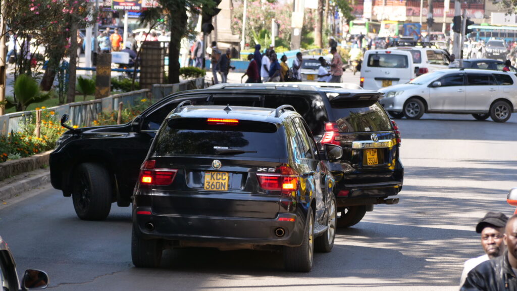 VII. IMPUNITY – A top-of-the-range car makes a U-turn in the middle of the highway to wiggle its way out of a traffic snarl-up, a clear case of class impunity.