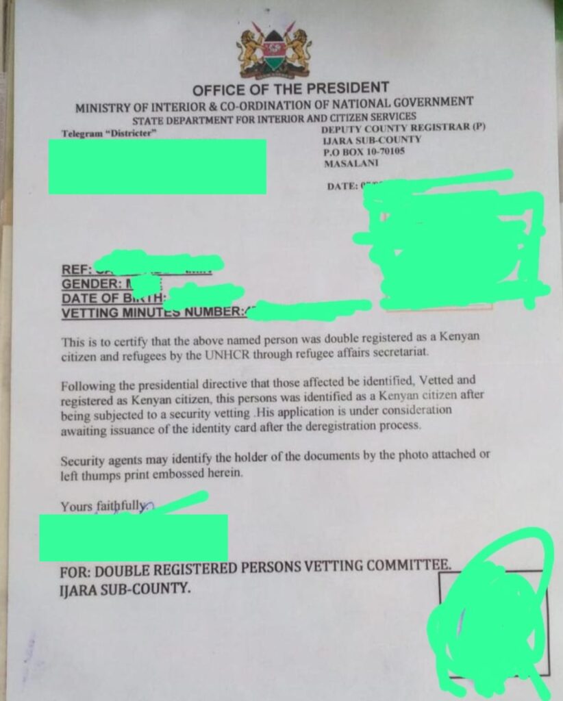 Vetting Minutes